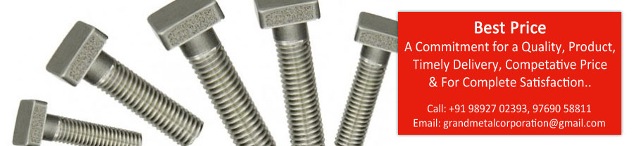 DIN 188 - Tee-Head Bolts With Double Nip